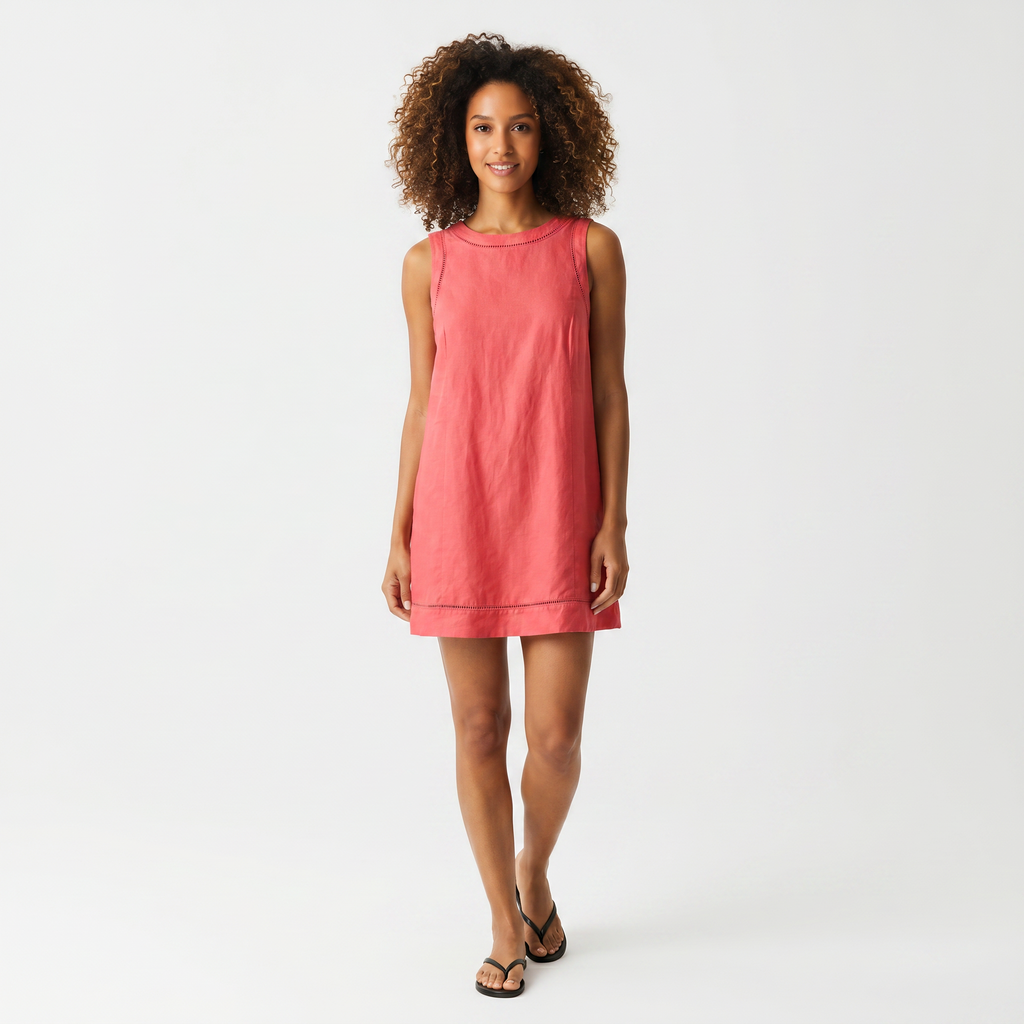 Cora Linen Mini Dress