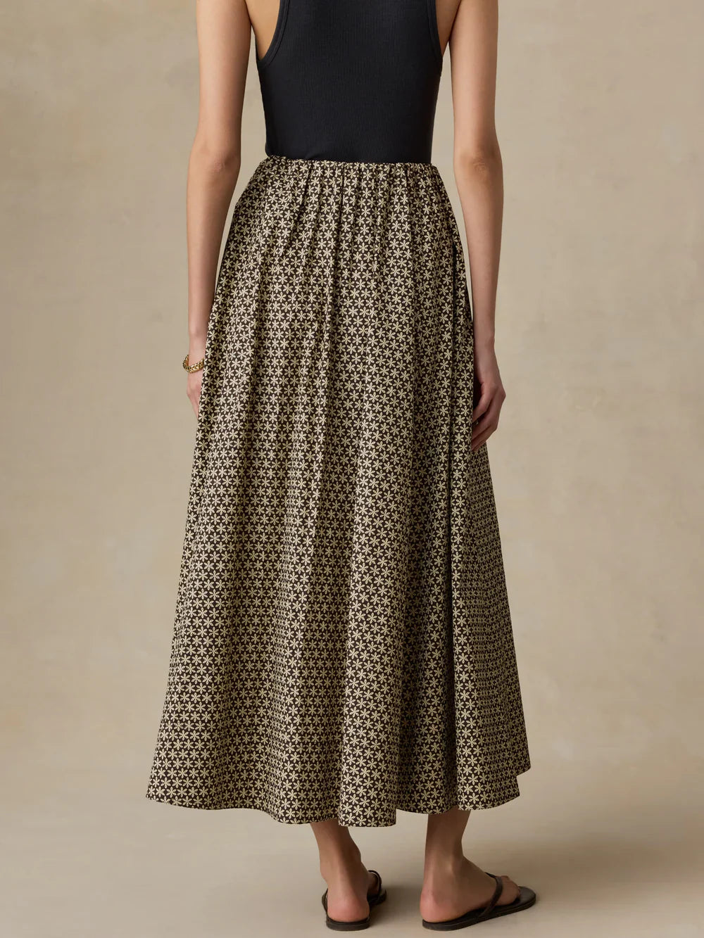 Faherty Coastal Poplin Nera Skirt