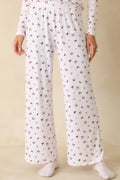 Z Supply White Multi Luxe Holly Pointelle Pajama Pants