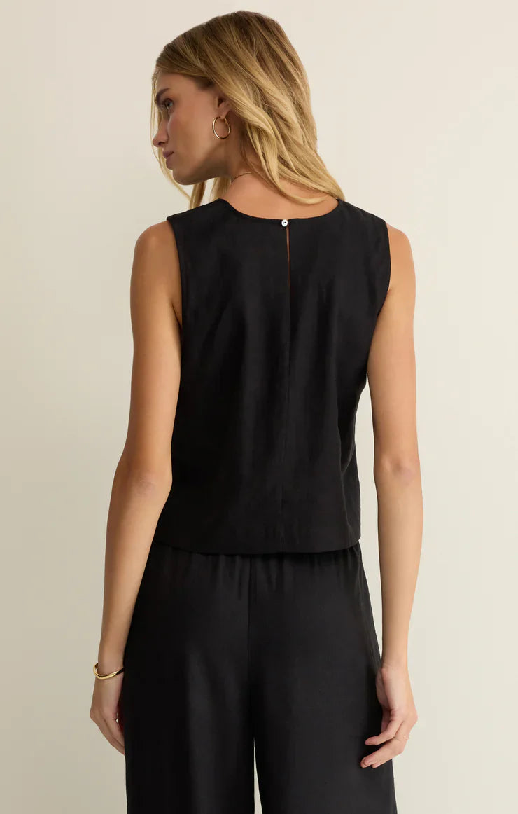 Sloane Linen Top