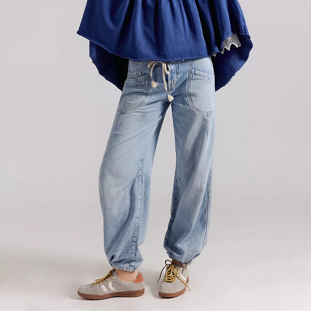 Free People Love Language Pull-On Jeans
