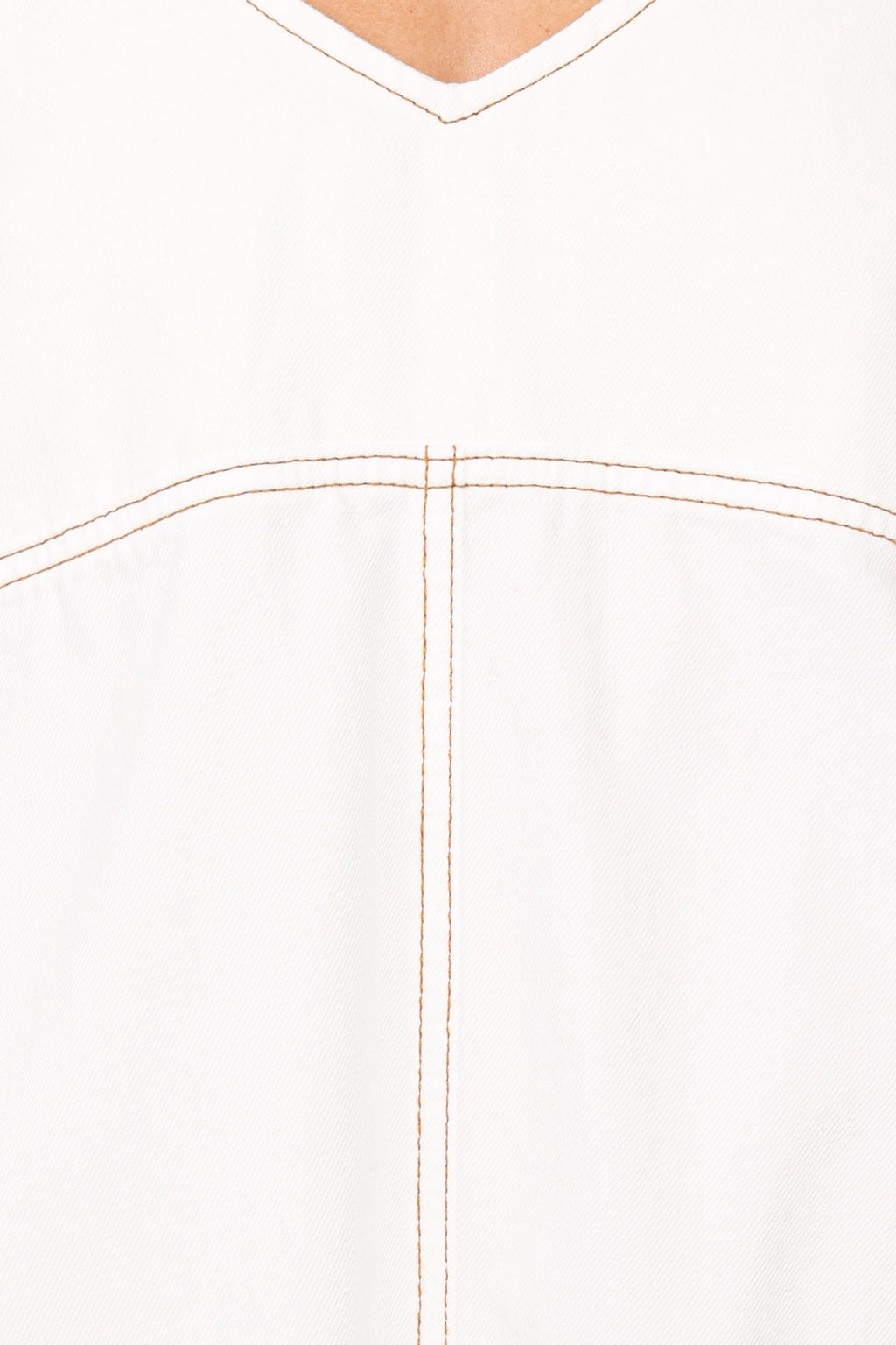 Kinley Mini Dress - White Denim