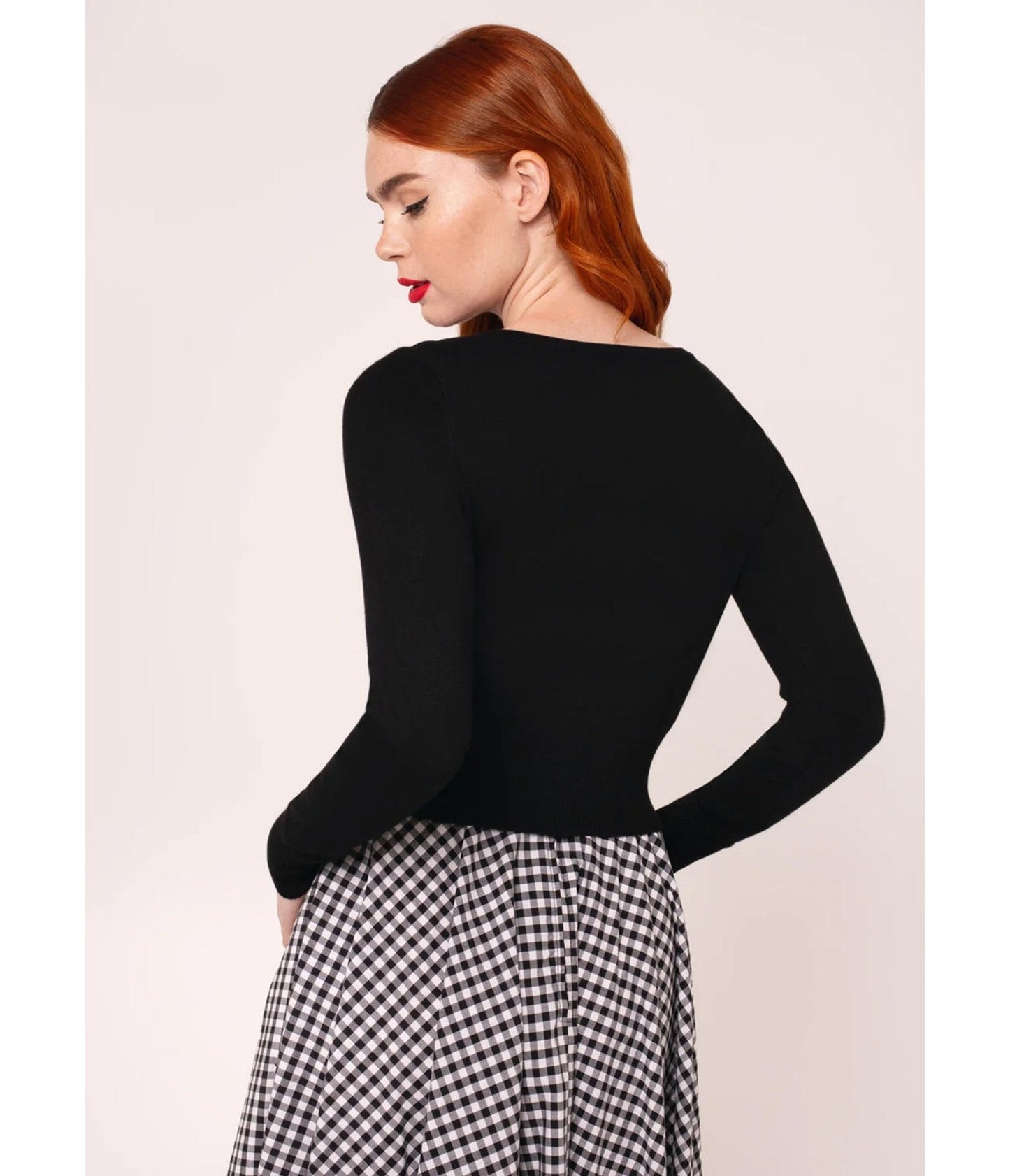 Hell Bunny Black Strawberry Francois Cardigan
