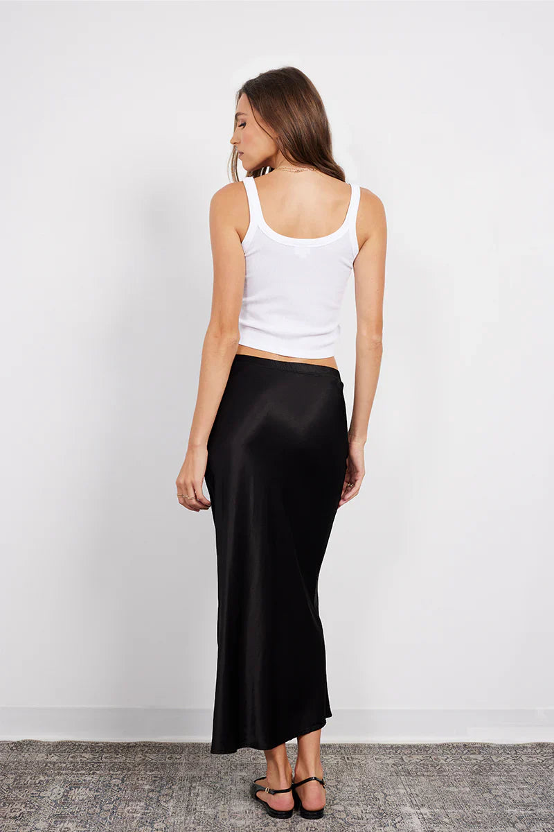 Bias Cut Maxi Skirt