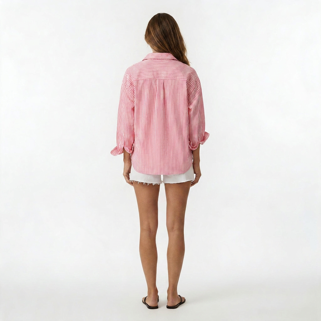 Gracey Oversized Seersucker Shirt