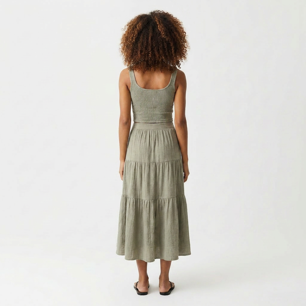 Lana Button-Through Skirt