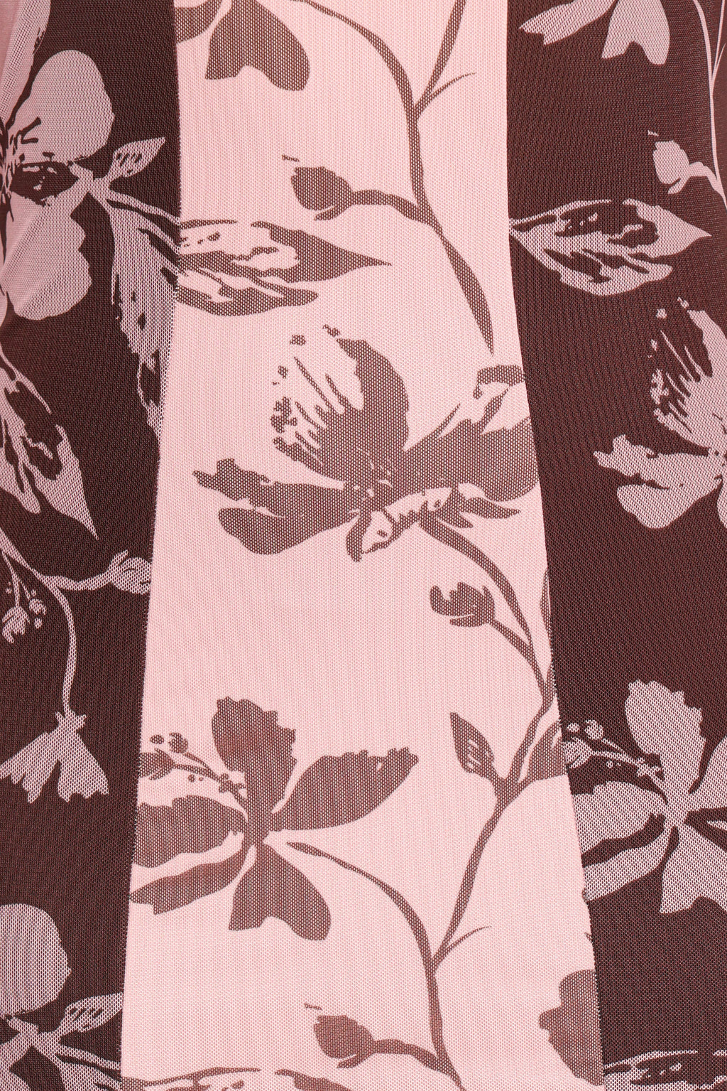 Bellatrix Spliced Maxi Dress - Pink Brown Floral