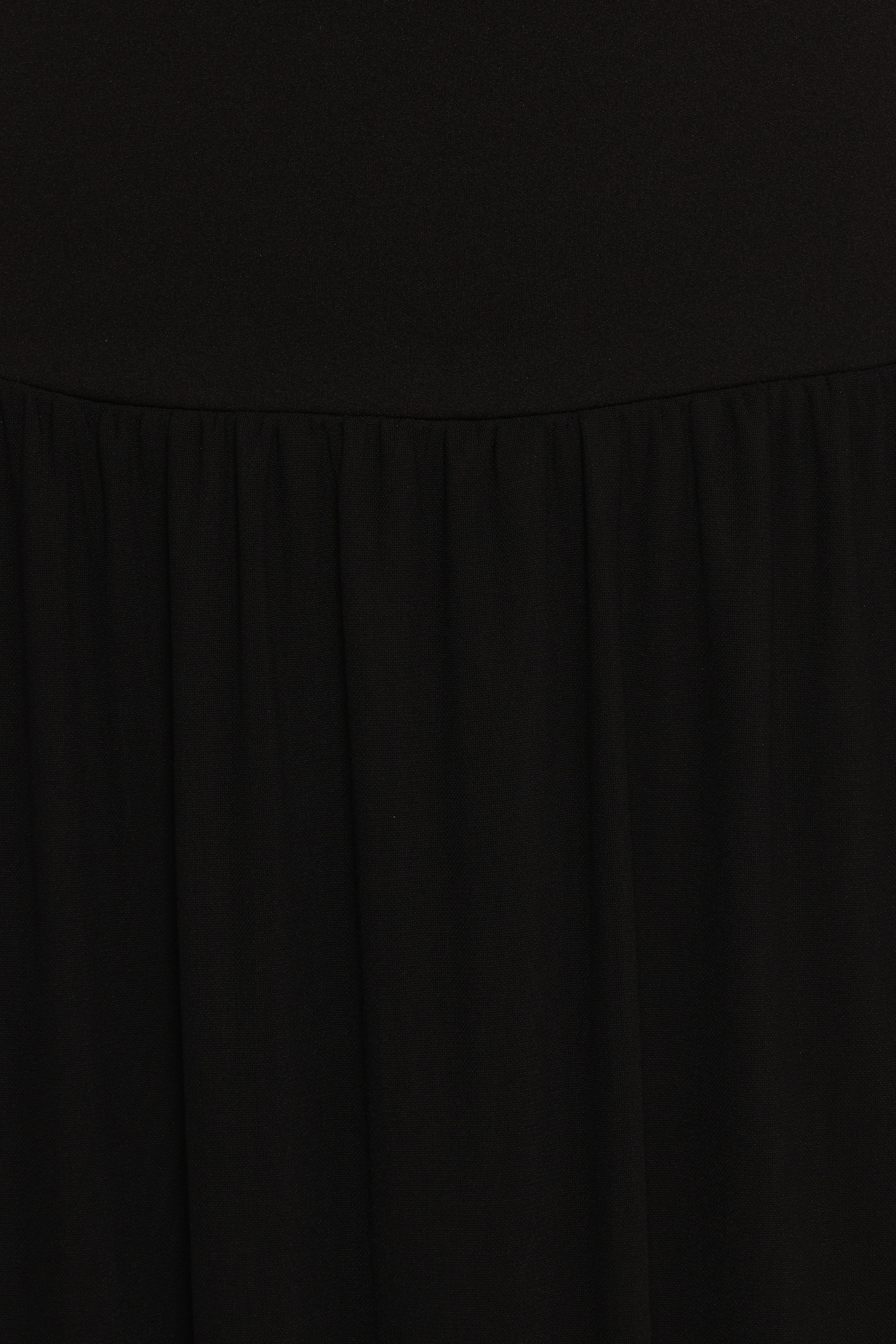 Caitie Midi Dress - Black