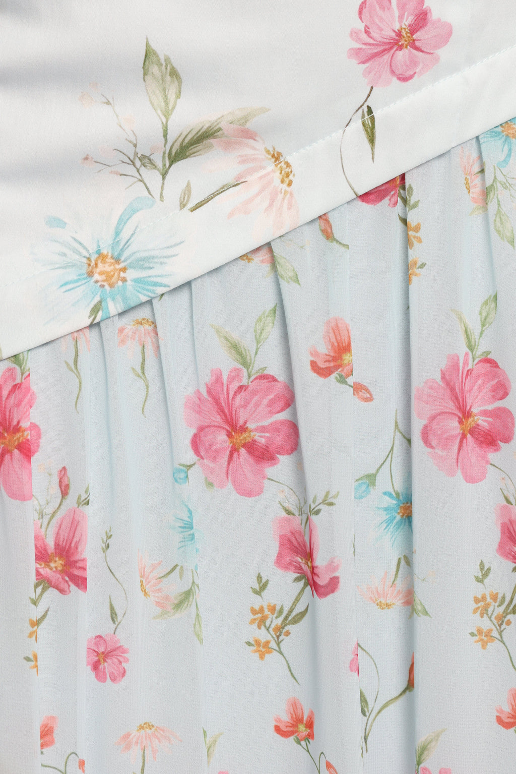Renata Maxi Dress - Blue Floral