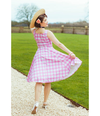 Pink Gingham Meadow Dress
