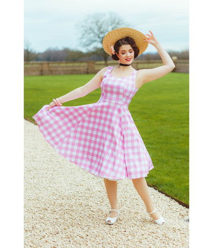 Pink Gingham Meadow Dress