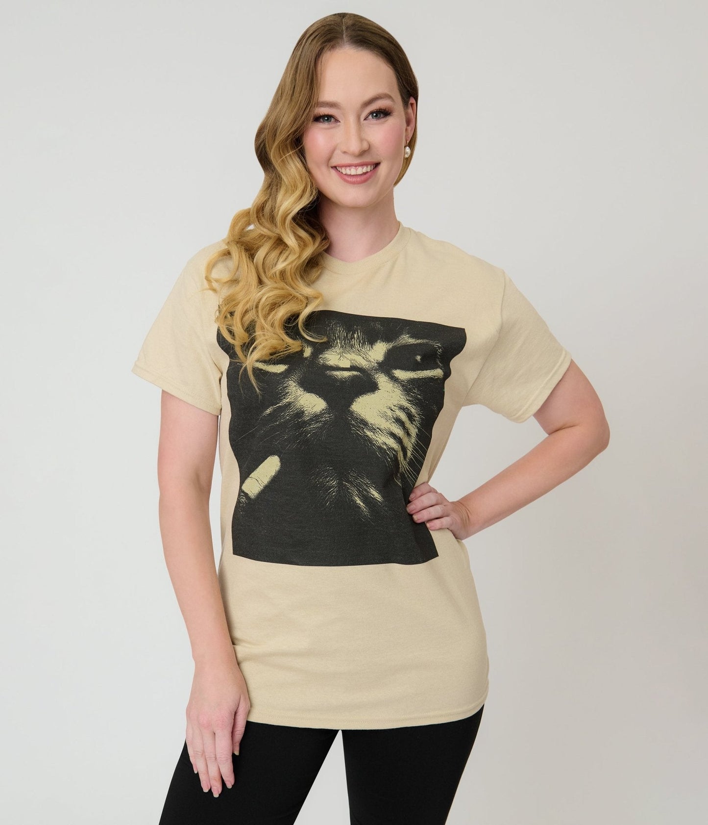 Smoking Cat Unisex Graphic Tee